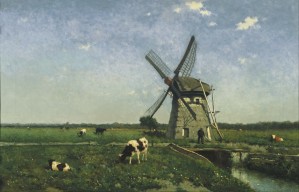 Landscape with Windmill near Schiedam